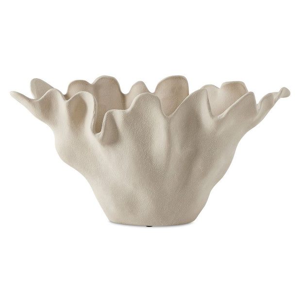 Uttermost Sand Dune Textured Ceramic Bowl ~ Indoor And Outdoor Use