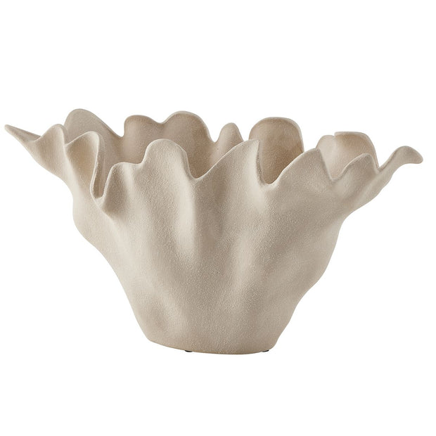 Uttermost Sand Dune Textured Ceramic Bowl ~ Indoor And Outdoor Use
