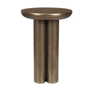 Uttermost Thorp Antiqued Brass Accent Table ~ Indoor And Outdoor Use