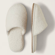 Barefoot Dreams CozyChic Spa Slippers ~ Size M 7/8 ~ Cream