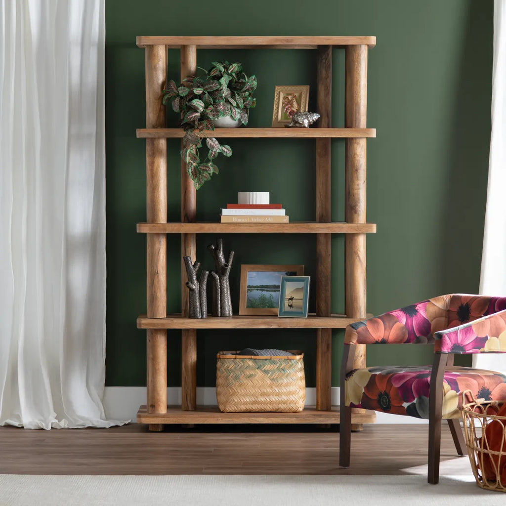 Crestview Collection Cairo Etagere Bookcase - Thumbnail 2