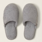 Barefoot Dreams CozyChic Spa Slippers ~ Size M 7/8 ~ Dove Gray