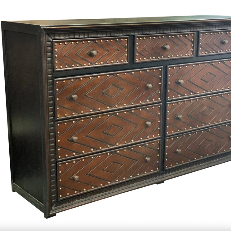 Casa Bonita Modern Rustic Carson Dresser 9 Drawers