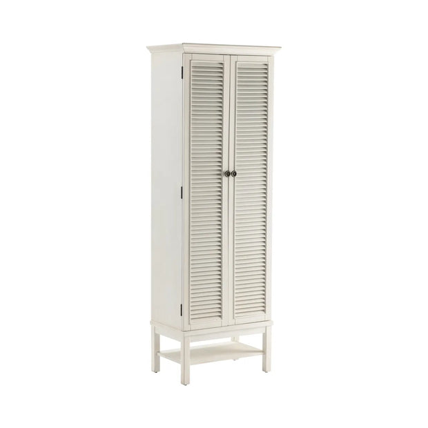 Crestview Collection Magnolia White Tall Cabinet