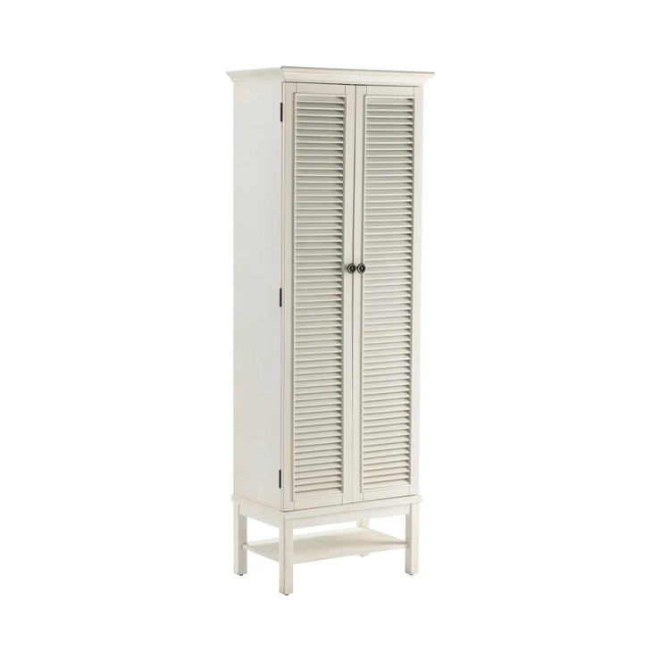 Crestview Collection Magnolia White Tall Cabinet