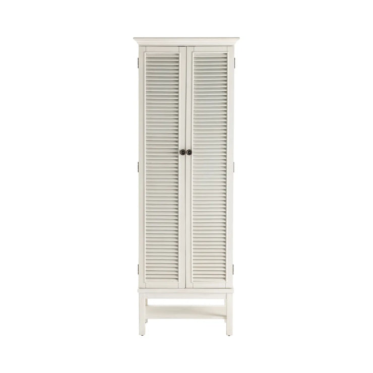Crestview Collection Magnolia White Tall Cabinet