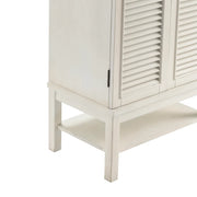 Crestview Collection Magnolia White Tall Cabinet