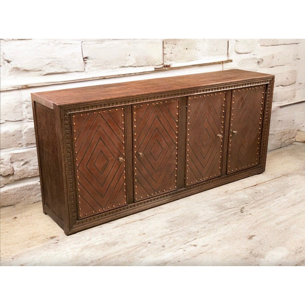 Casa Bonita Modern Rustic Carson 4-Door Buffet