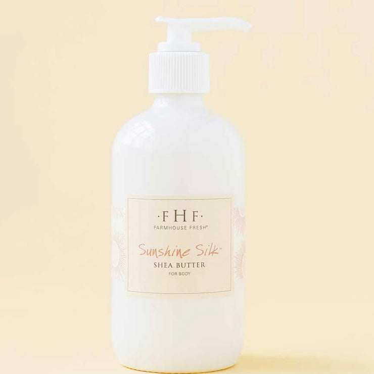 Farmhouse Fresh Sunshine Silk Shea Butter Cream 8 oz. Pump Top Lotion