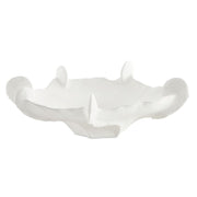 Uttermost Coral Mirage Matte White Ceramic Bowl ~ Indoor And Outdoor Use