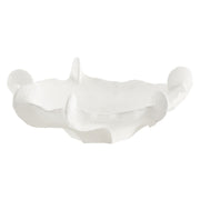 Uttermost Coral Mirage Matte White Ceramic Bowl ~ Indoor And Outdoor Use