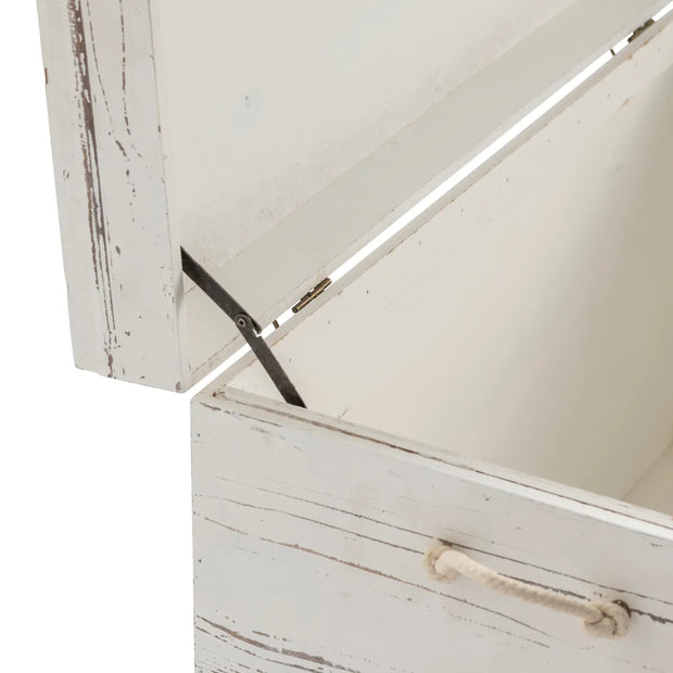 Crestview Collection Seaside White Shell Trunks