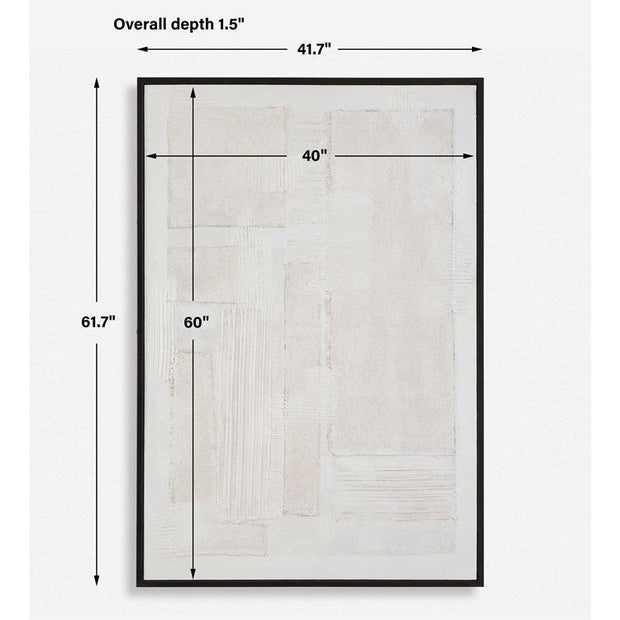 Uttermost Clean Slate Hand Painted Canvas