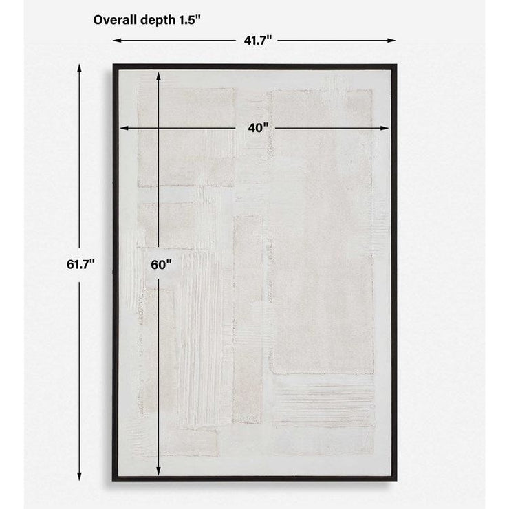 Uttermost Clean Slate Hand Painted Canvas