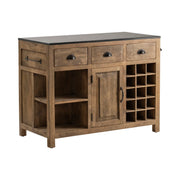 Crestview Collection Bengal Manor Weathered Mango Wood Island