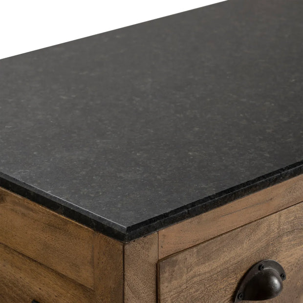 Crestview Collection Bengal Manor Weathered Mango Wood Island
