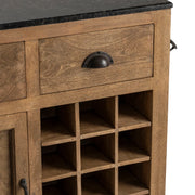 Crestview Collection Bengal Manor Weathered Mango Wood Island