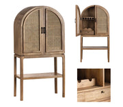 Crestview Collection Biscayne Mango Wood Bar Cabinet