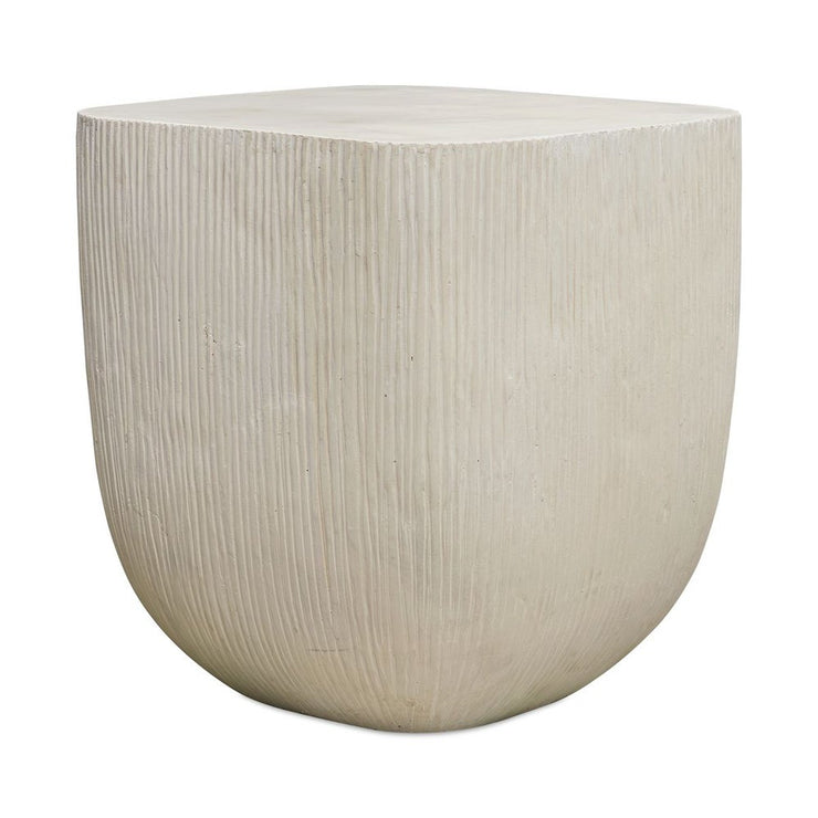 Uttermost Alma Limestone Outdoor Side Table
