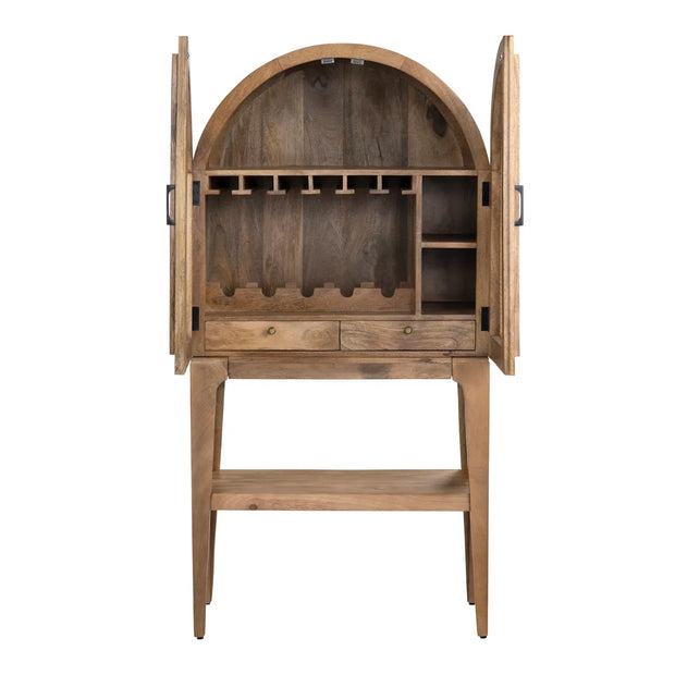 Crestview Collection Biscayne Mango Wood Bar Cabinet