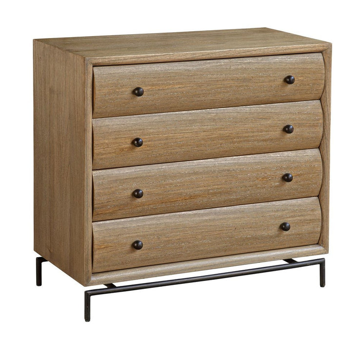 Uttermost Millard Mindi Natural Wood 4 Drawer Chest