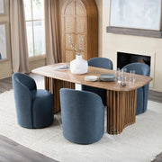 Crestview Collection Fairfax Cobalt Dining Chair