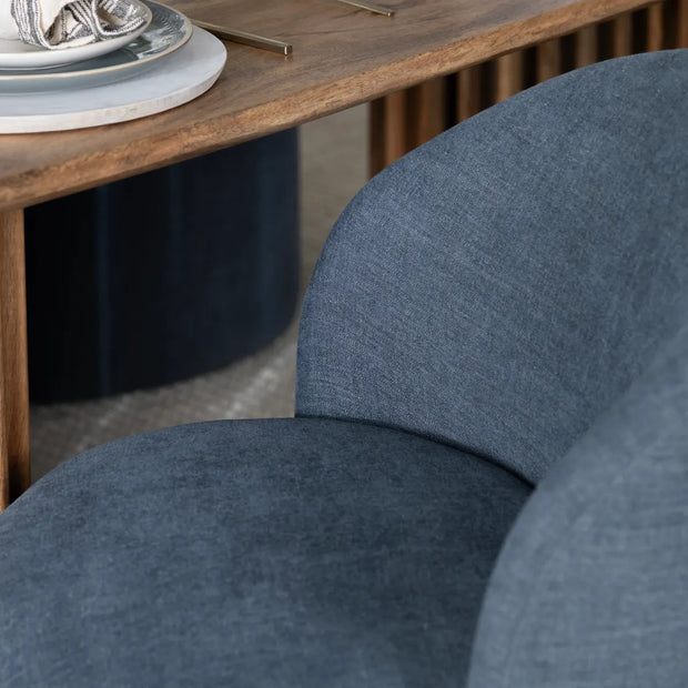 Crestview Collection Fairfax Cobalt Dining Chair