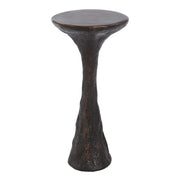 Uttermost Milan Black Concrete Drink Table ~ Indoor and Outdoor Use