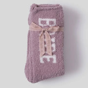 Barefoot Dreams CozyChic Bridal 2 Pair Sock Set ~ Teaberry and Pearl