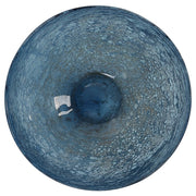 Uttermost Genovesa Aqua Blown Glass Textured Bowl