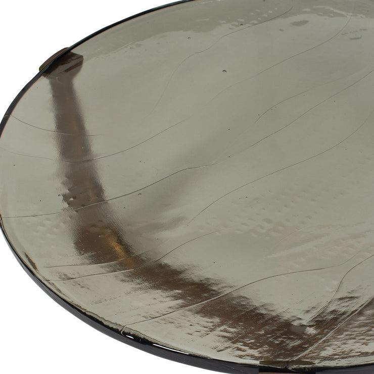 Uttermost Bohdi Black Cut Glass Outdoor Coffee Table