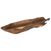 Uttermost Teak Leaf Natural Handcrafted Wood Bowl