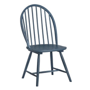 Crestview Collection Parker Painted Blue Dining Chair