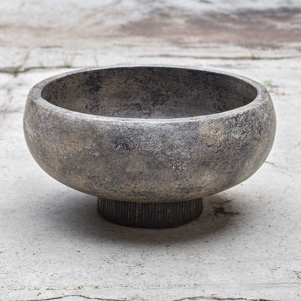 Uttermost Brixton Aged Black Terracotta Bowl