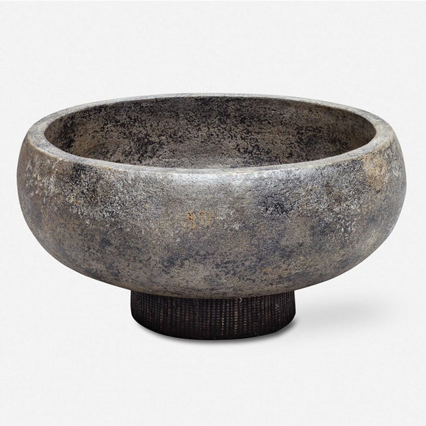Uttermost Brixton Aged Black Terracotta Bowl
