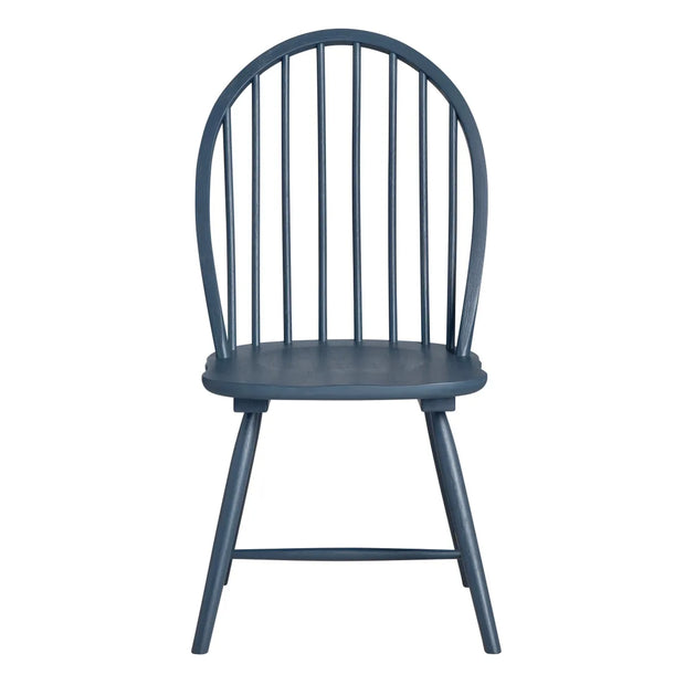 Crestview Collection Parker Painted Blue Dining Chair