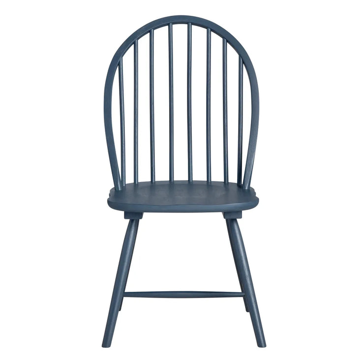 Crestview Collection Parker Painted Blue Dining Chair