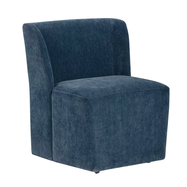 Crestview Collection Richmond Blue Dining Chair