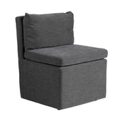 Crestview Collection Taylor Charcoal Gray Dining Chair