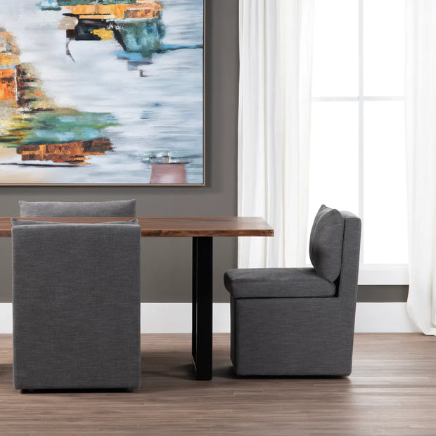 Crestview Collection Taylor Charcoal Gray Dining Chair