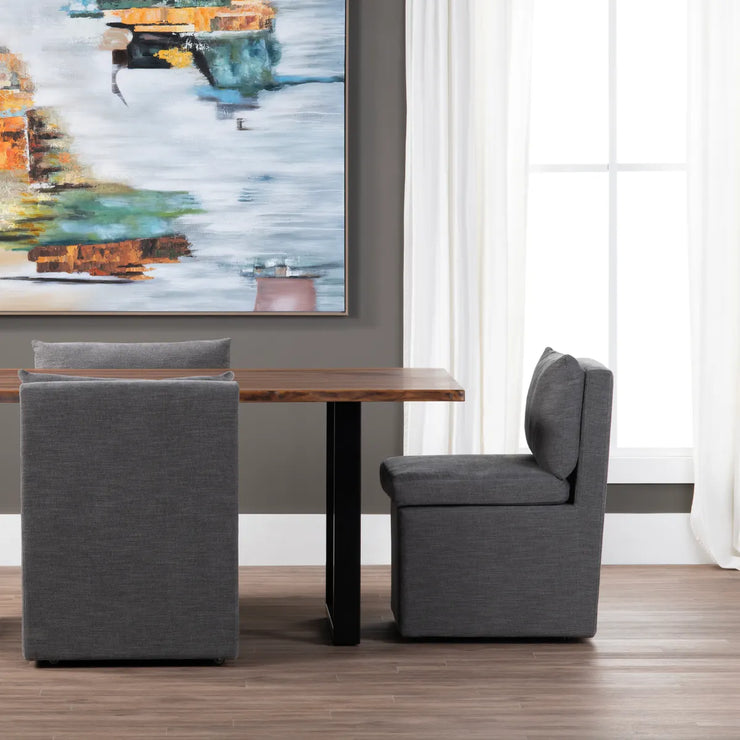 Crestview Collection Taylor Charcoal Gray Dining Chair