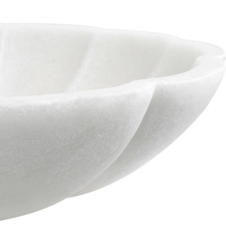 Uttermost Petal Ivory Stone Decorative Bowl