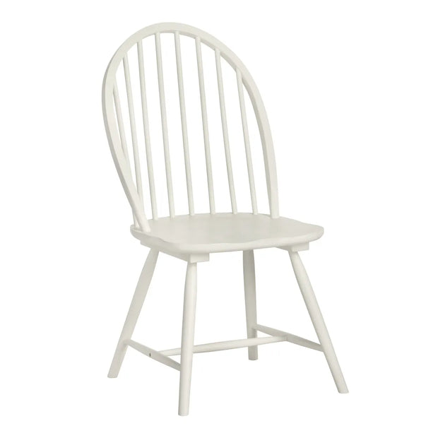 Crestview Collection Weaver Painted White Dining Chair