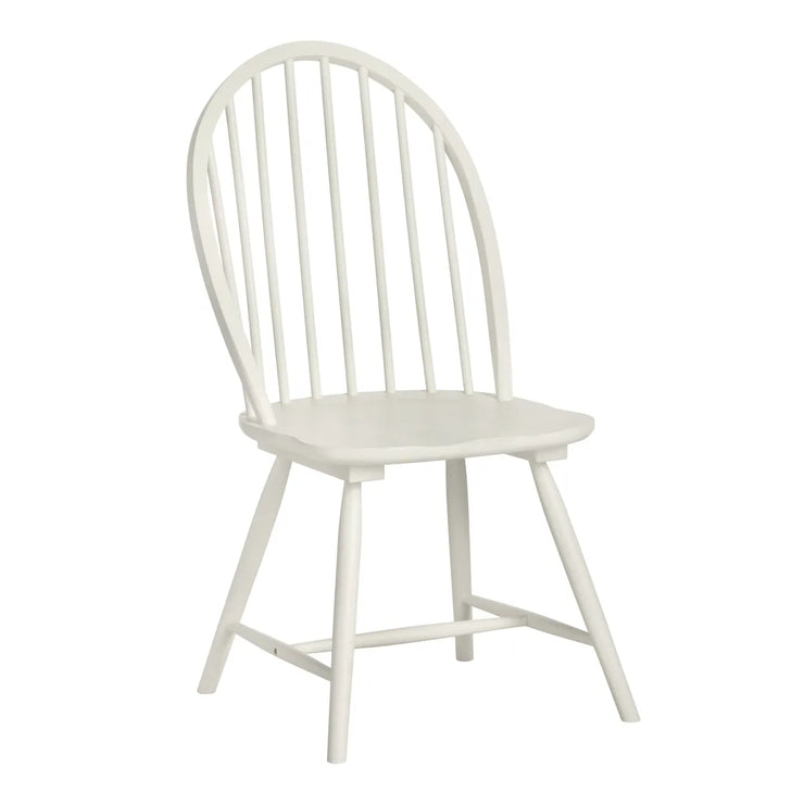 Crestview Collection Weaver Painted White Dining Chair