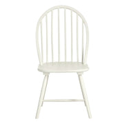Crestview Collection Weaver Painted White Dining Chair