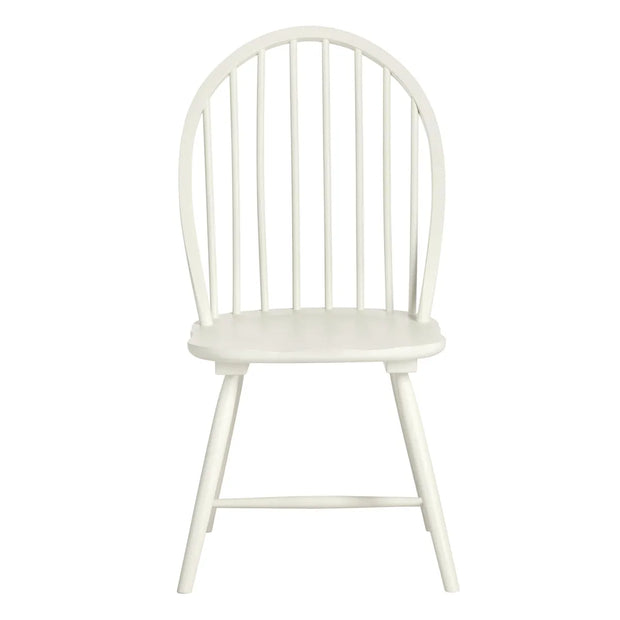 Crestview Collection Weaver Painted White Dining Chair