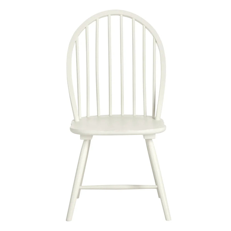 Crestview Collection Weaver Painted White Dining Chair