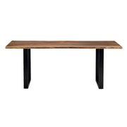 Crestview Collection Fletcher Stained Brown Dining Table