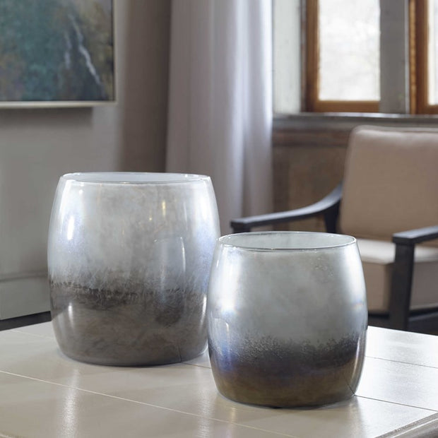 Uttermost Tinley Blown Glass Ombré Finish Set of 2 Bowls