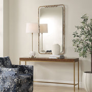 Uttermost Tahoma Antiqued Gold Iron Mirror